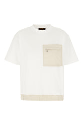 White cotton blend t-shirt -  | Wise
