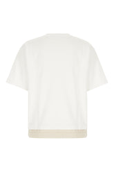 White cotton blend t-shirt -  | Wise