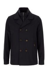 Giubbino in misto poliestere blu notte -  | Wise