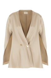 Giacca in misto acetato cappuccino -  | Wise