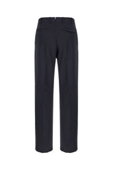 Pantalone in misto lana blu notte -  | Wise