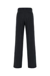Pantalone in lana blu notte -  | Wise