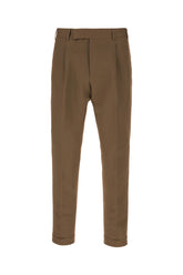 Pantalone in misto lino marrone -  | Wise