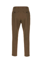 Pantalone in misto lino marrone -  | Wise