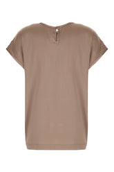 Top in seta stretch marrone -  | Wise