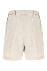 Shorts in misto cotone sabbia -  | Wise