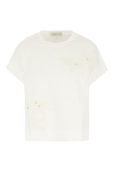 Chalk linen blend t-shirt -  | Wise