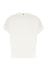Chalk linen blend t-shirt -  | Wise