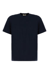 T-shirt in cotone stretch blu notte -  | Wise