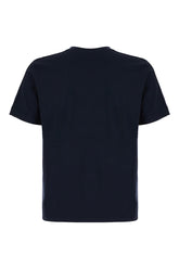 T-shirt in cotone stretch blu notte -  | Wise