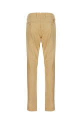 Pantalone in misto cotone stretch verde kaki -  | Wise