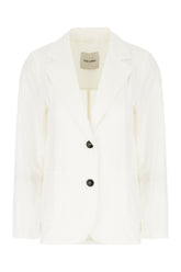 Giacca in cotone avorio -  | Wise