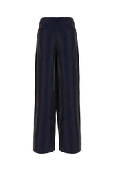 Pantalone in misto lino blu notte -  | Wise