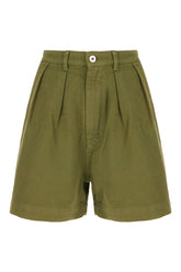 Bermuda in denim verde oliva -  | Wise