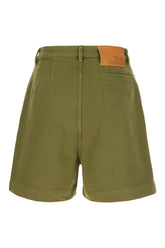 Bermuda in denim verde oliva -  | Wise