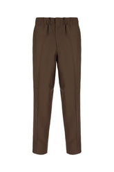 Pantalone in misto viscosa cioccolato -  | Wise
