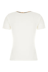 T-shirt in cotone stretch bianco -  | Wise