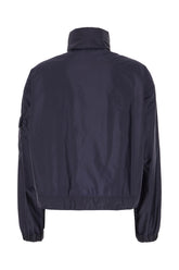 Giubbino in nylon blu navy -  | Wise