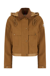 Giubbino in misto cotone marrone -  | Wise