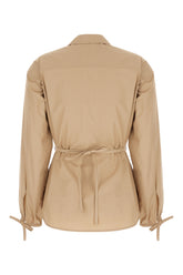 Blusa in popeline biscotto -  | Wise