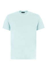 T-shirt in misto cotone azzurro pastello -  | Wise