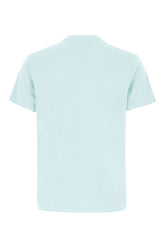T-shirt in misto cotone azzurro pastello -  | Wise