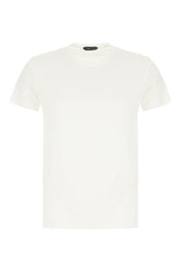 White cotton blend t-shirt -  | Wise