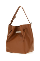 Borsa a secchiello in pelle marrone -  | Wise