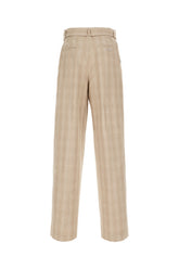 Pantalone in misto cotone ricamato -  | Wise