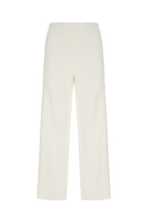 Pantalone in misto viscosa bianco -  | Wise