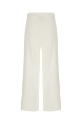 Pantalone in misto viscosa bianco -  | Wise