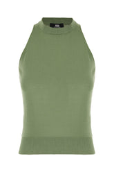 Top in cotone verde -  | Wise