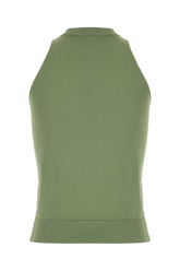 Top in cotone verde -  | Wise