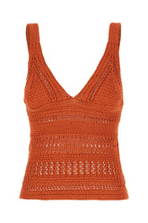 Top in cotone mattone -  | Wise