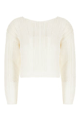 Maglione in cotone bianco -  | Wise