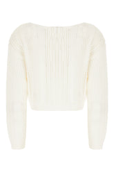 Maglione in cotone bianco -  | Wise