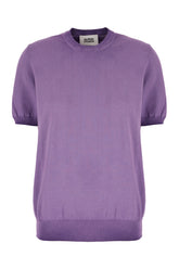 Maglione in cotone viola -  | Wise