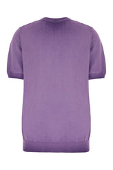 Maglione in cotone viola -  | Wise