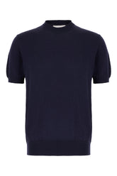 T-shirt in misto cotone blu notte -  | Wise