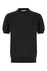 T-shirt in misto cotone nero -  | Wise