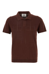 Polo in cotone marrone -  | Wise