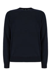 Maglione in cotone blu notte -  | Wise