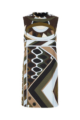 Printed silk dress -  | Wise