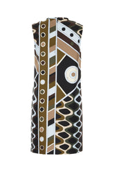 Printed silk dress -  | Wise