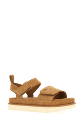 Camel suede Goldenstar sandals -  | Wise