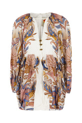 Abito in misto cotone stampato -  | Wise