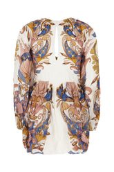 Abito in misto cotone stampato -  | Wise