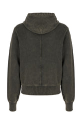 Felpa in cotone antracite -  | Wise