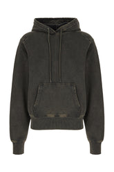 Felpa in cotone antracite -  | Wise