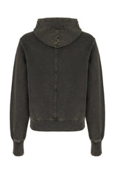 Felpa in cotone antracite -  | Wise